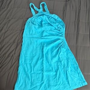 SHEIN Turquoise Mini Dress